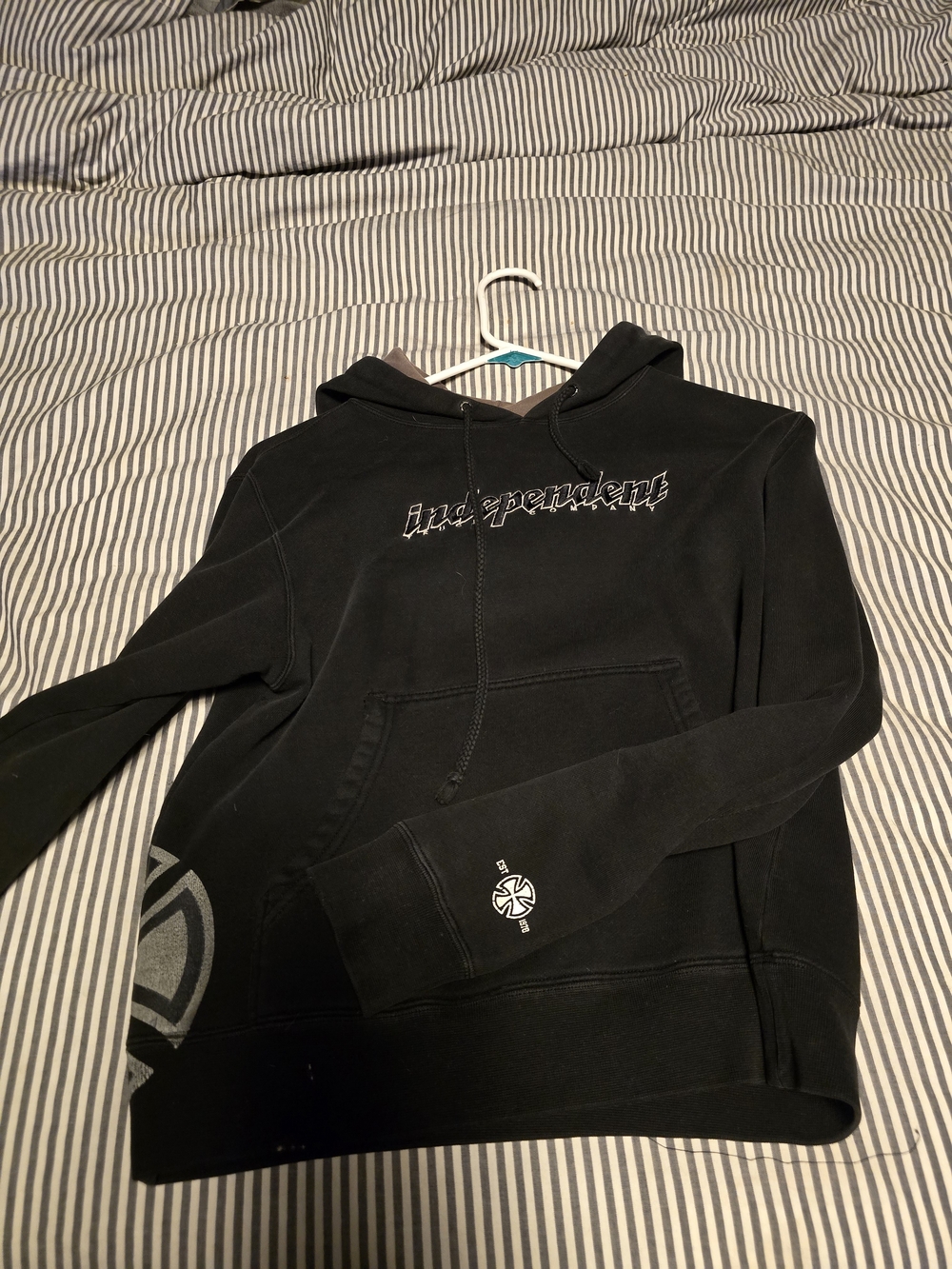 Independent Black Logo Hoodie